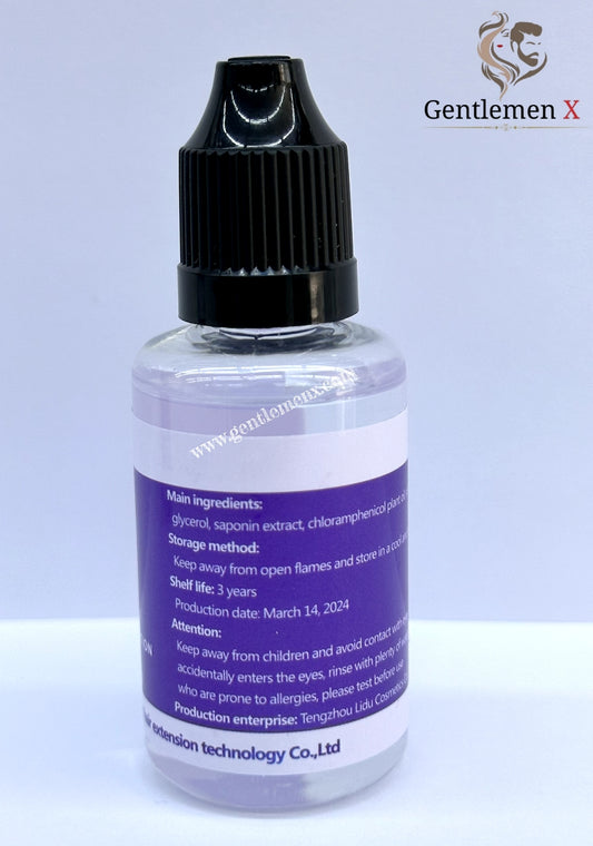 Solución para eliminar pegamento en seco con tecnología V-Light 30ml