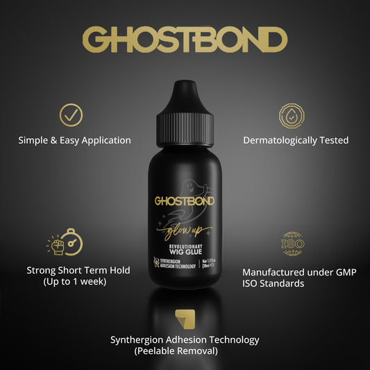 GHOSTBOND Glowup es la próxima generación de adhesivos para pelucas