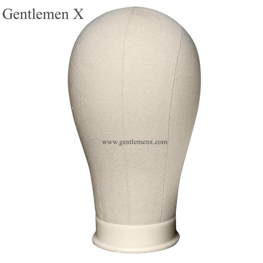 TGX Canvas Block Head Maniquí de entrenamiento, cabeza para pelucas, para exhibición y estilizado