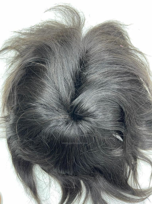 Sistemas capilares de cabello humano 100% grueso australiano con piezas de cabello tipo peluquín fáciles de usar SUW