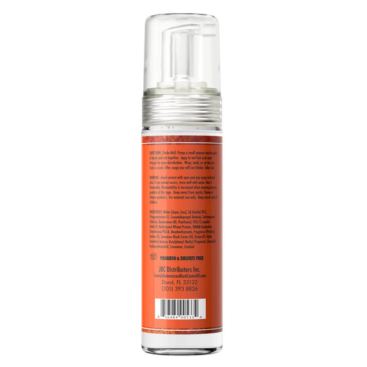 Sunny Isle Jamaican Black Castor Oil Mousse para Envolver, Fijar, Torcer - 7oz