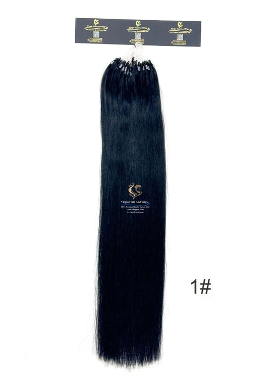 Extensiones de cabello humano de micro anilla Arnomeda 24”-26'' Calidad Premium 100% 100 unidades 100 g