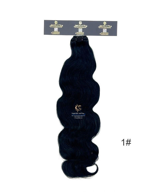 Arnomeda 24''-26'' Ondas Corporales Cabello Humano Remy 100% Calidad Premium Trama 60cm-65cm 100G