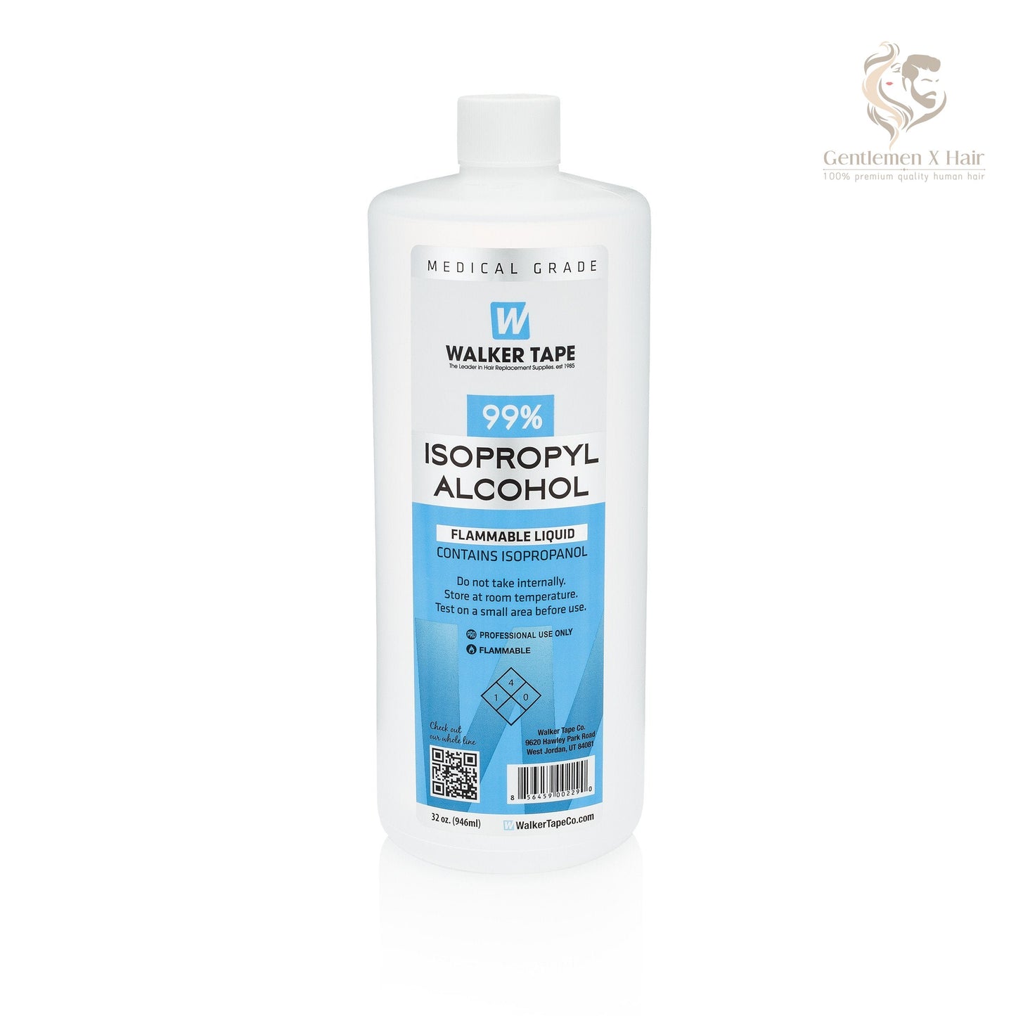 Walker Tape 99% isopropyl alcohol for wigs and toupees