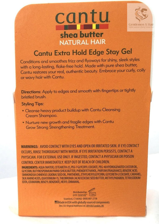 Cantu Manteca de Karité Gel Fijador de Bordes Extra Fuerte, 64 g