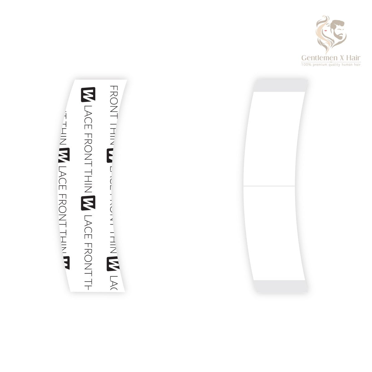 Walker Tape Lace Front Support Contours, Thin, Dull-Finish Tape Tabs