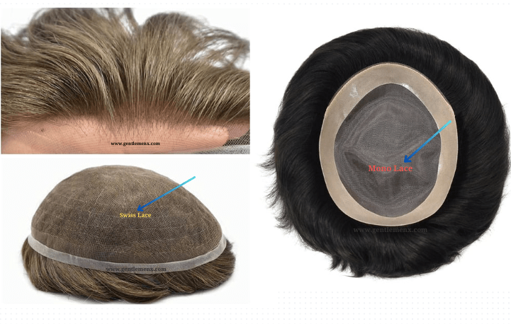 The Different Hairpiece Bases Explained :Mono Lace vs Swiss Lace