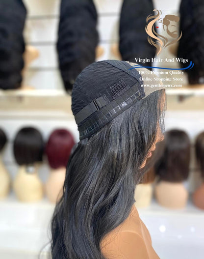 6x4 Free Part Front Lace Ellen - Verna Heat Friendly Synthetic Lace Wig