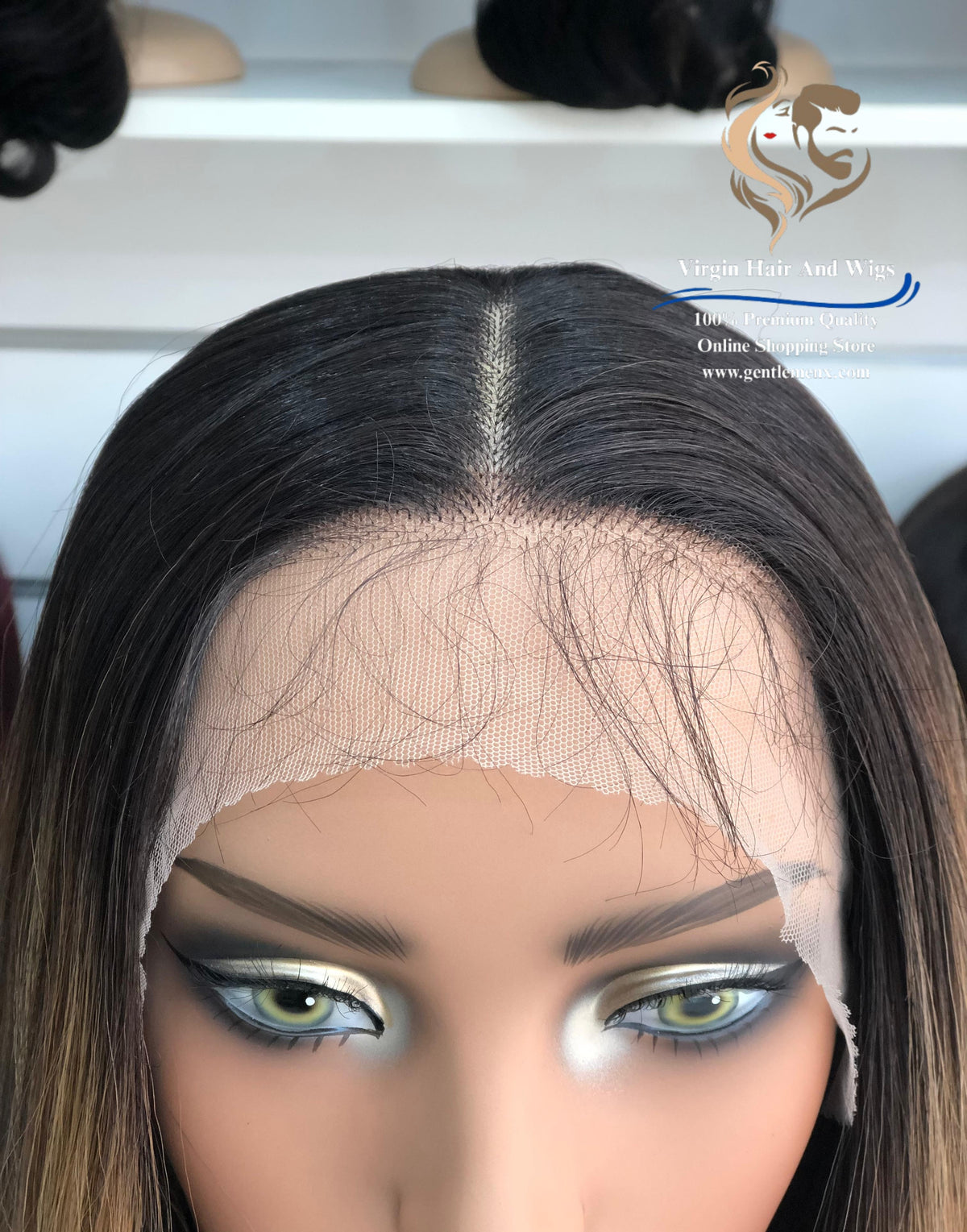 T-Part Front Lace Anne Chic Roberta Heat Friendly Synthetic Lace Wig (TT2/Carmel)