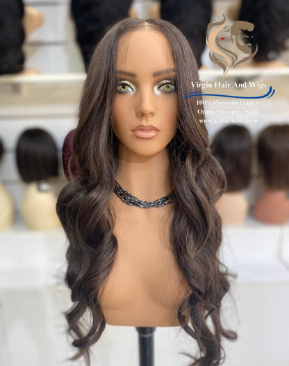 6x4 Free Part Front Lace Ellen - Verna Heat Friendly Synthetic Lace Wig (F5/6A)