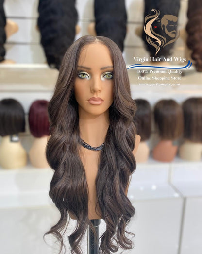 6x4 Free Part Front Lace Ellen - Verna Heat Friendly Synthetic Lace Wig (F5/6A)