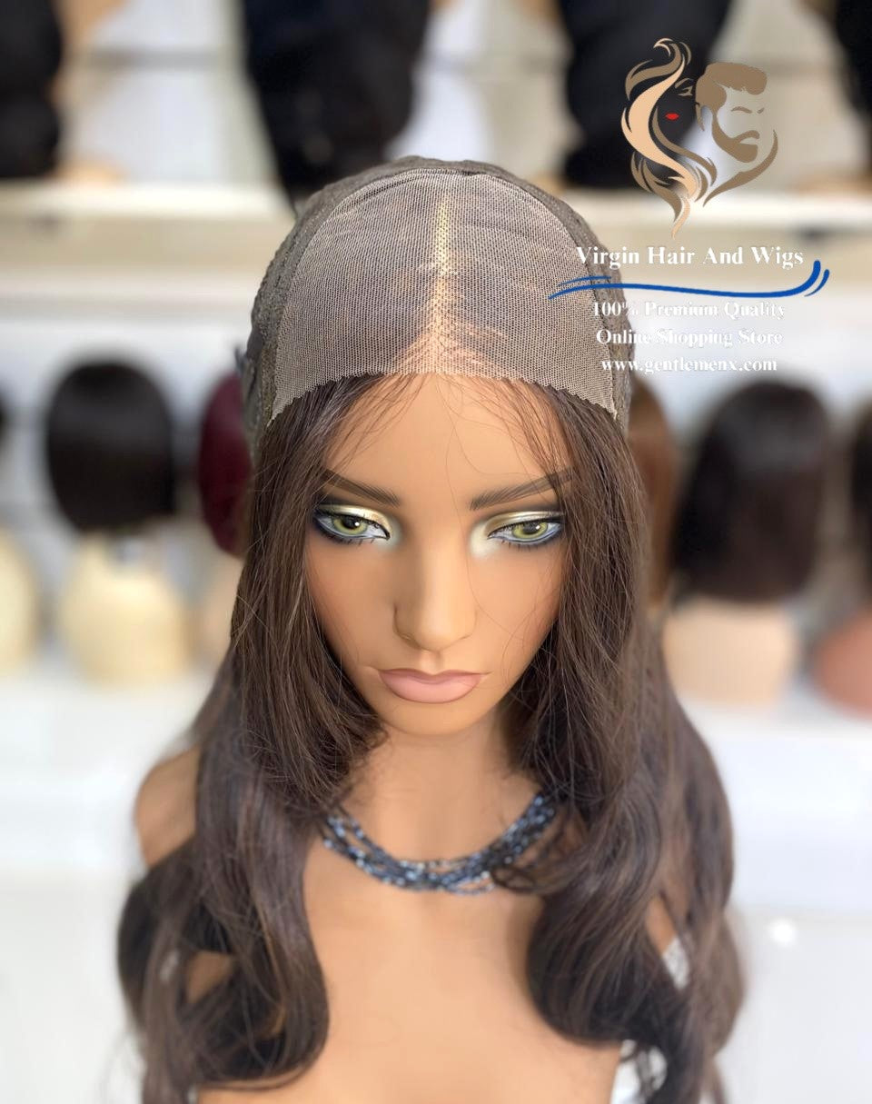 6x4 Free Part Front Lace Ellen - Verna Heat Friendly Synthetic Lace Wig (F5/6A)
