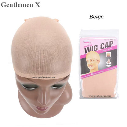 Stocking Wig Caps, Stretchy Soft Caps for Wigs (2 Pack)