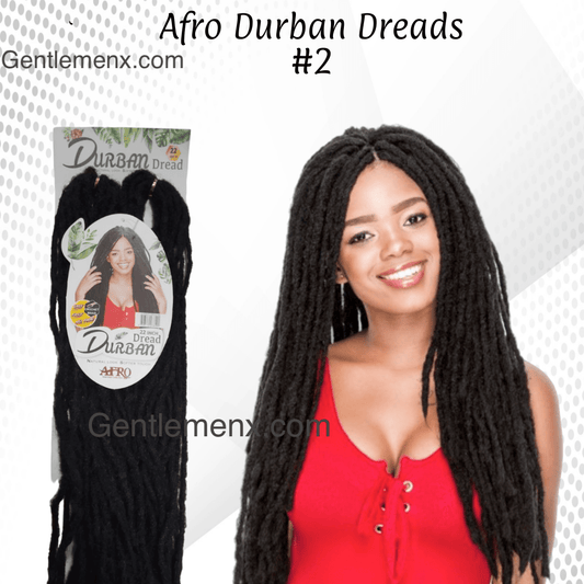 Cierre de ganchillo de rastas Afro Durban de 22''