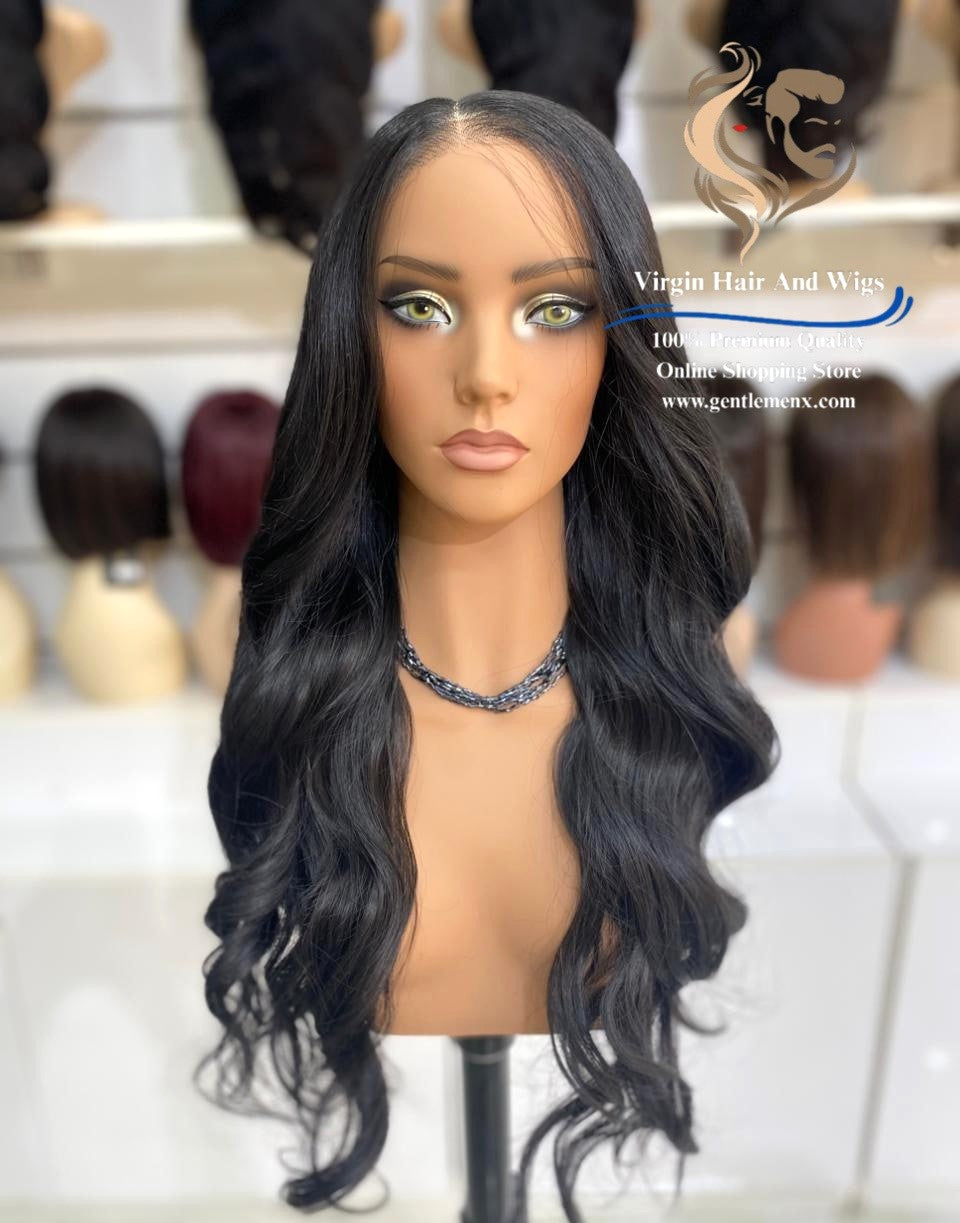 6x4 Free Part Front Lace Ellen - Verna Heat Friendly Synthetic Lace Wig