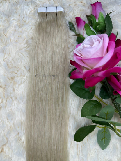 TGX Arsuim Tape-In Human Hair Extensions, Seamless PU, 24-26 inch, 20 pcs (40g)