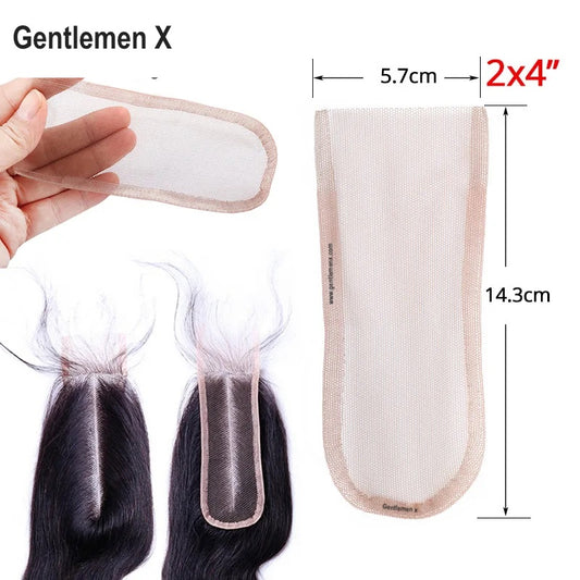 Malla de encaje suizo para la confección de pelucas y gorros de peluca, material para pelucas de encaje o redecilla para el cabello de cierre de encaje