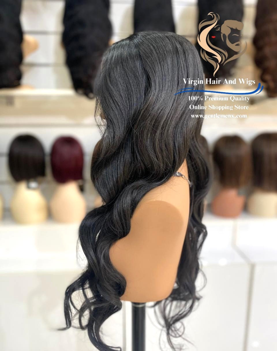 6x4 Free Part Front Lace Ellen - Verna Heat Friendly Synthetic Lace Wig