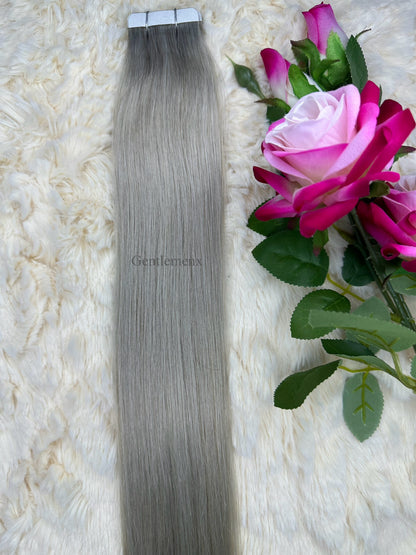 TGX Arsuim Tape-In Human Hair Extensions, Seamless PU, 24-26 inch, 20 pcs (40g)