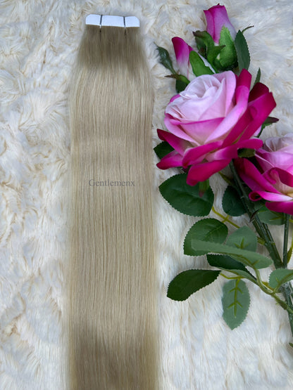 TGX Arsuim Tape-In Human Hair Extensions, Seamless PU, 24-26 inch, 20 pcs (40g)