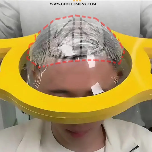 Plantilla de cabeza de acrílico Gentlemen X para hacer gorros de peluca para prótesis capilares específicas (mallas y tupés)