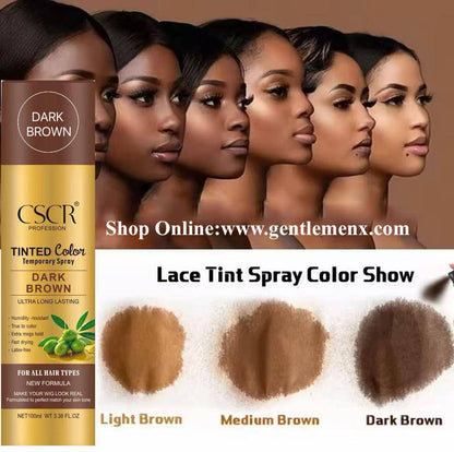 Professional CSCR Lace Tint Spray  Quick Dry, Sweat-Proof & No Residue 100ml