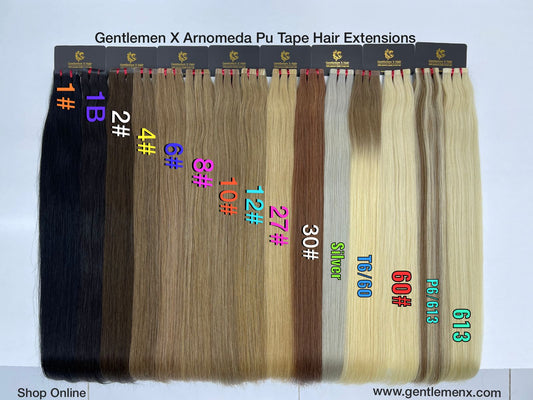 Extensiones de Cabello Humano Adhesivas Arnomeda, 100% Remy, 24-26 pulgadas, 20 unidades (42g)