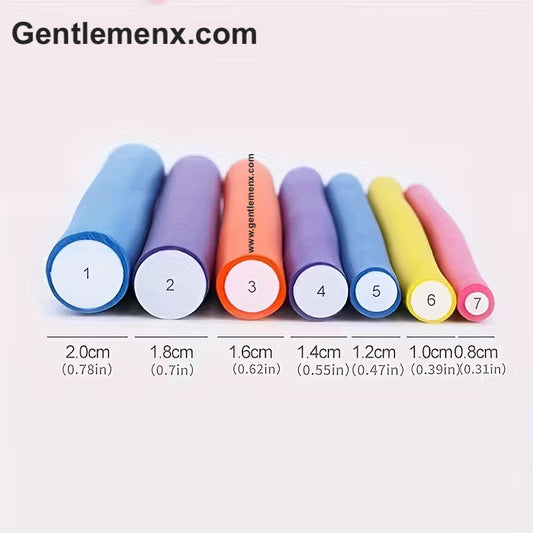 Ruleros flexibles de peinado para rizos en espiral Gentlemen X