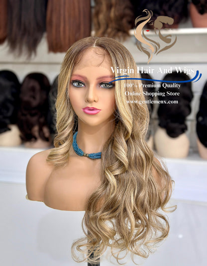 T-Part Front Lace Martha Chic Joyce Heat Friendly Synthetic Lace Wig (TATHL10A/6C/24J)