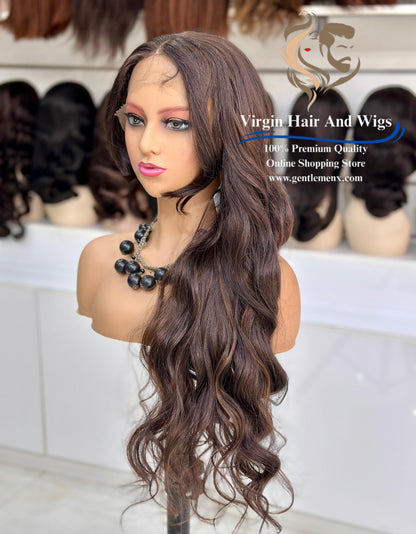 T-Part Front Lace Rebecca Chic Sophie Heat Friendly Synthetic Lace Wig (F5/6A)