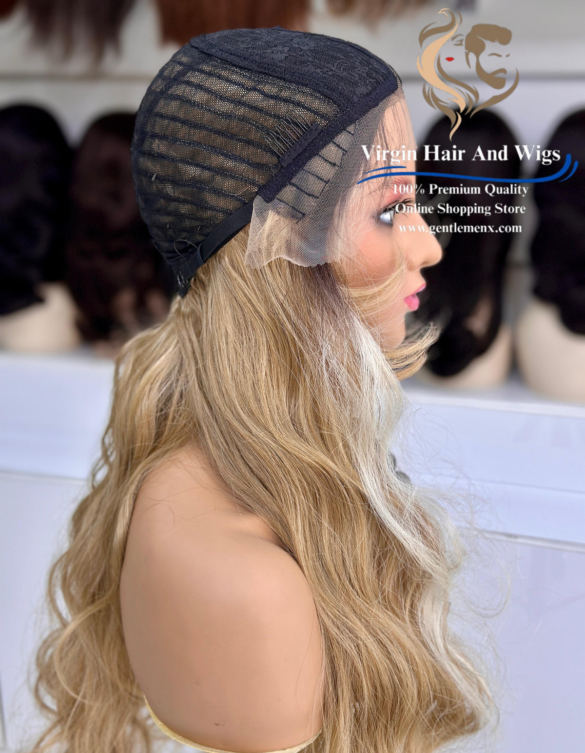 T-Part Front Lace Rebecca Chic Sophie Heat Friendly Synthetic Lace Wig (TTHL4/14R/613R)