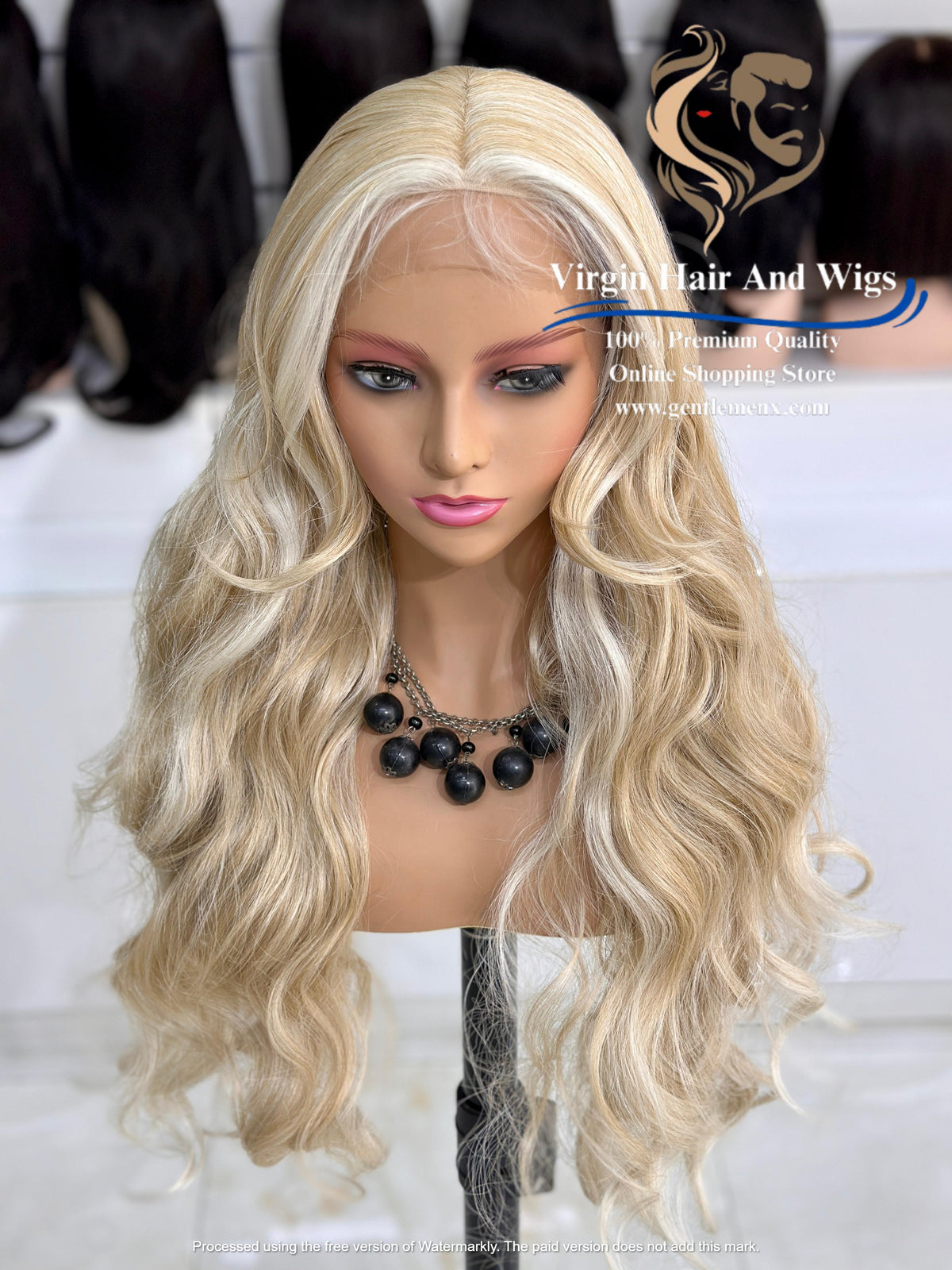 T-Part Front Lace Rebecca Chic Sophie Heat Friendly Synthetic Lace Wig (TAHL24Y/56E/56E)