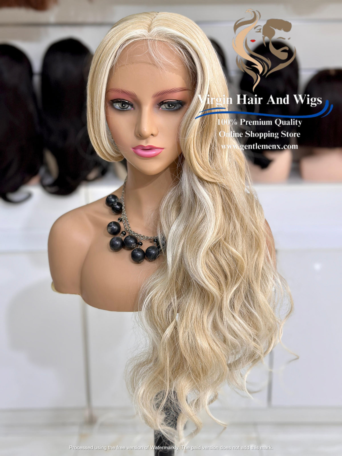T-Part Front Lace Rebecca Chic Sophie Heat Friendly Synthetic Lace Wig (TAHL24Y/56E/56E)