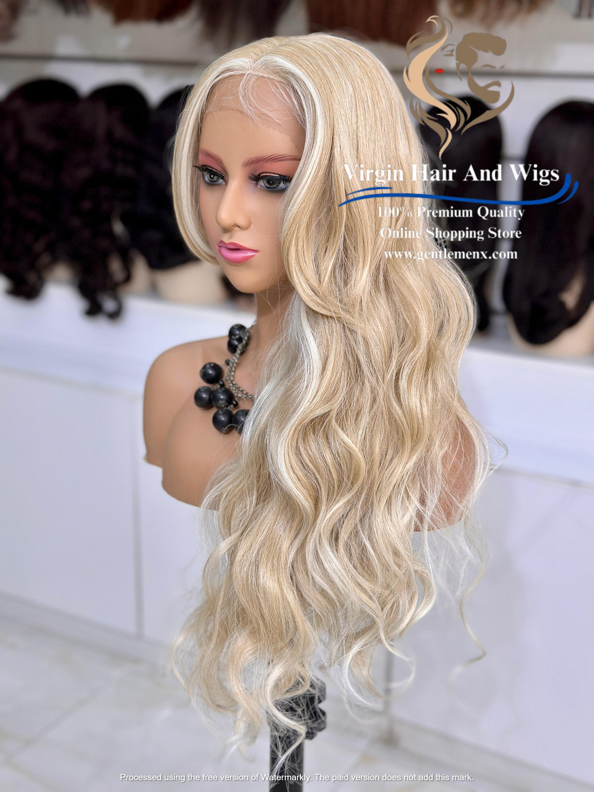 T-Part Front Lace Rebecca Chic Sophie Heat Friendly Synthetic Lace Wig (TAHL24Y/56E/56E)