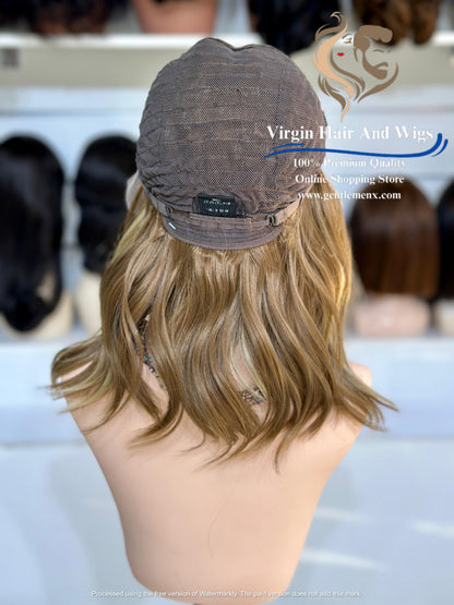 T-Part Front Lace Margaret - Melissa Heat Friendly Synthetic Lace Wig (MYSNT8/12Q/14R/22D)