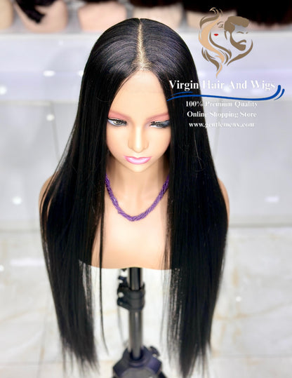 T-Part Front Lace Sarah - Super L-Straight Heat Friendly Synthetic Lace Wig
