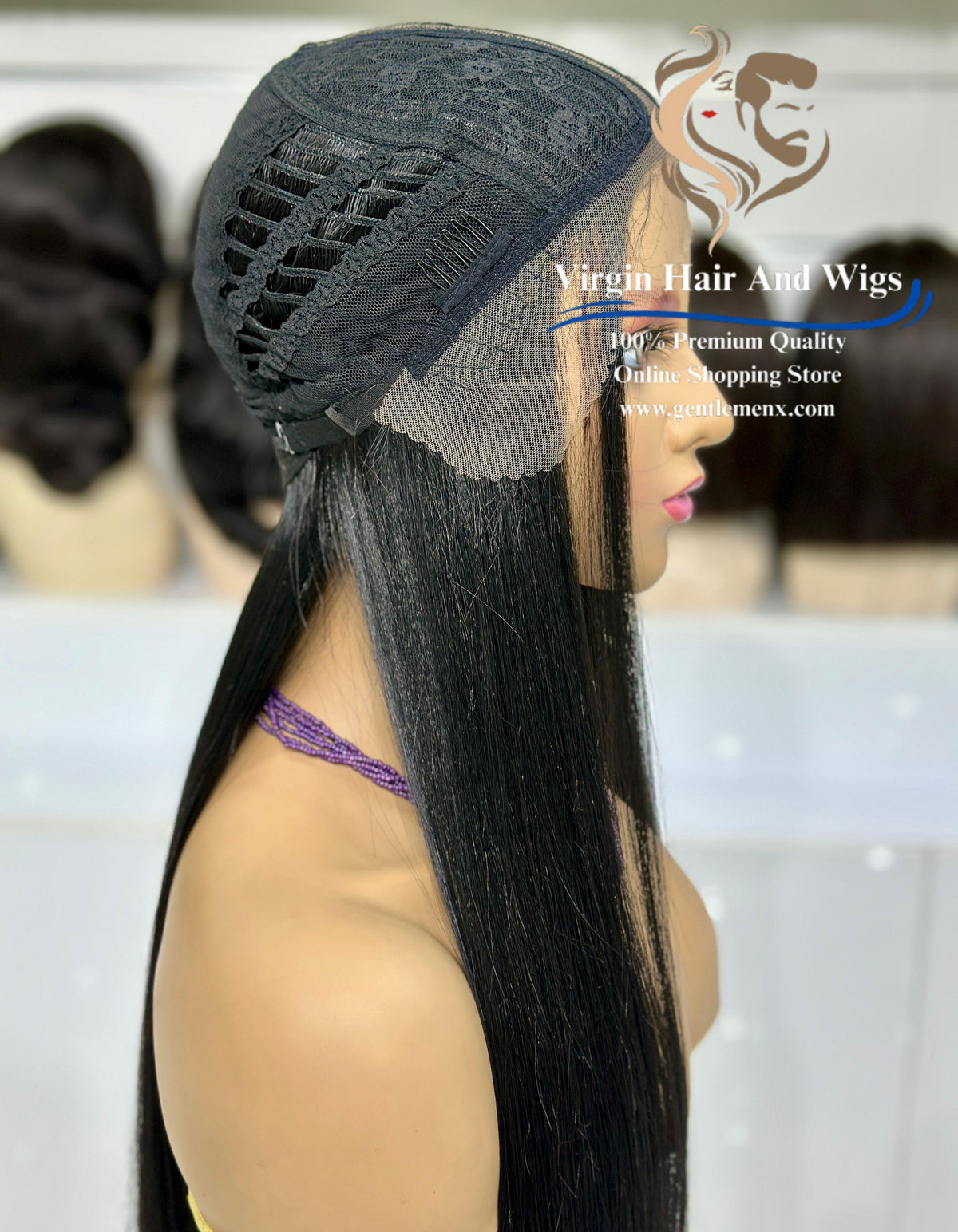 T-Part Front Lace Sarah - Super L-Straight Heat Friendly Synthetic Lace Wig