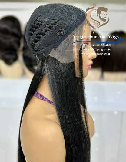 T-Part Front Lace Sarah - Super L-Straight Heat Friendly Synthetic Lace Wig