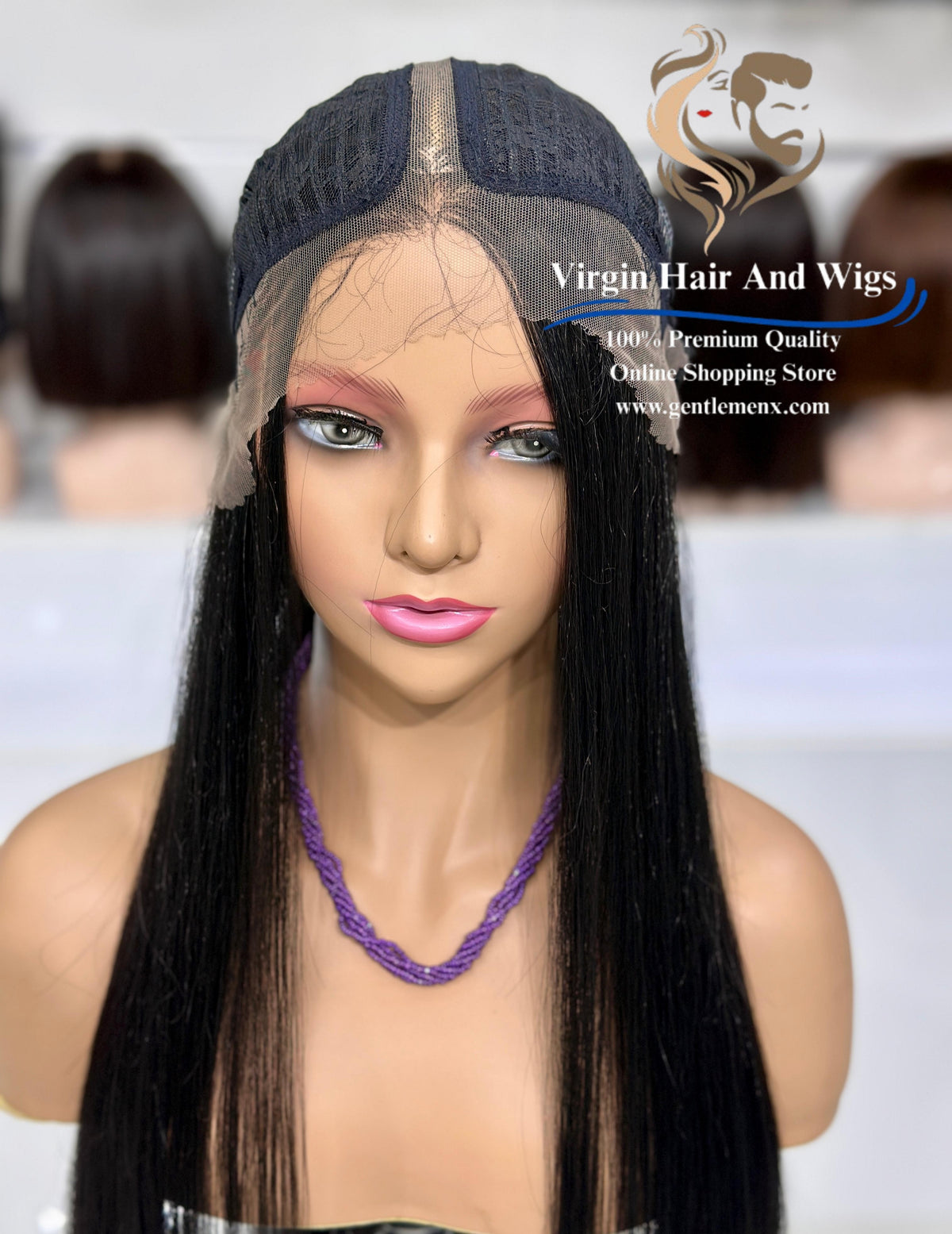 T-Part Front Lace Sarah - Super L-Straight Heat Friendly Synthetic Lace Wig