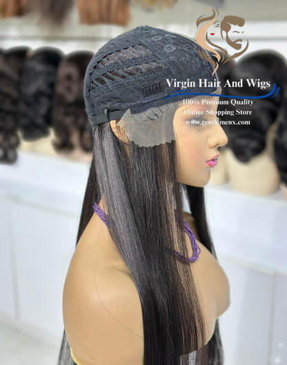 T-Part Front Lace Sarah - Super L-Straight Heat Friendly Synthetic Lace Wig (#4)