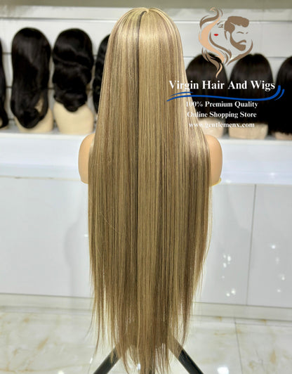 T-Part Front Lace Sarah - Super L-Straight Heat Friendly Synthetic Lace Wig (P4/10/16)