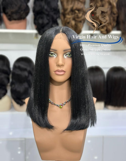 T-Part Front Lace Frances - Mila Heat Friendly Synthetic Lace Wig (C1B)