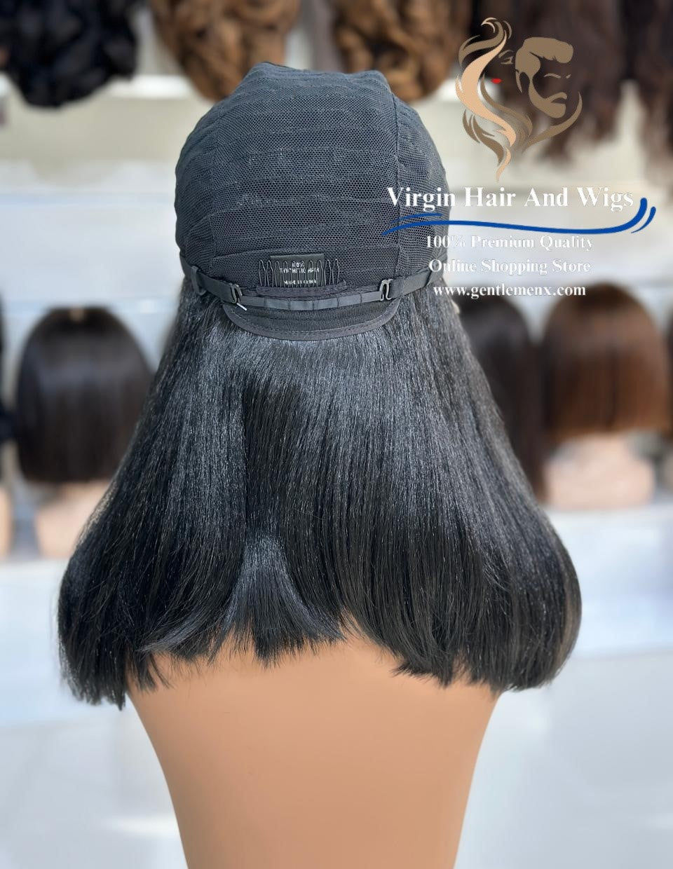 T-Part Front Lace Frances - Mila Heat Friendly Synthetic Lace Wig (C1B)