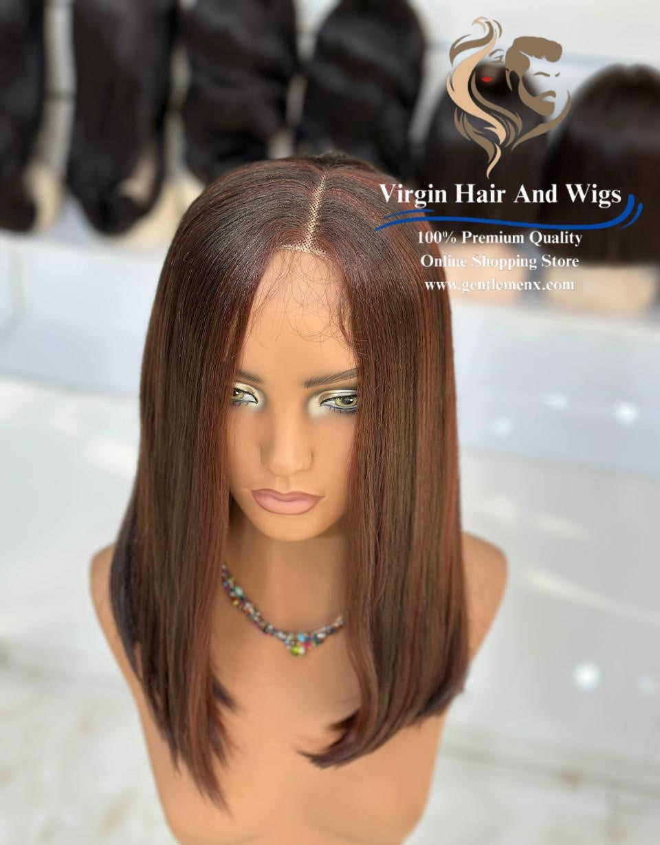 T-Part Front Lace Frances - Mila Heat Friendly Synthetic Lace Wig (BM C4M/C33C)