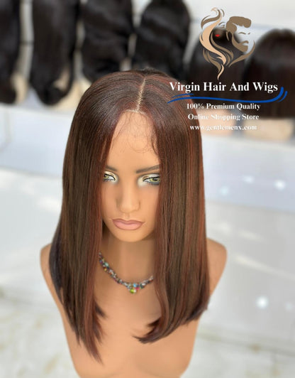 T-Part Front Lace Frances - Mila Heat Friendly Synthetic Lace Wig (BM C4M/C33C)