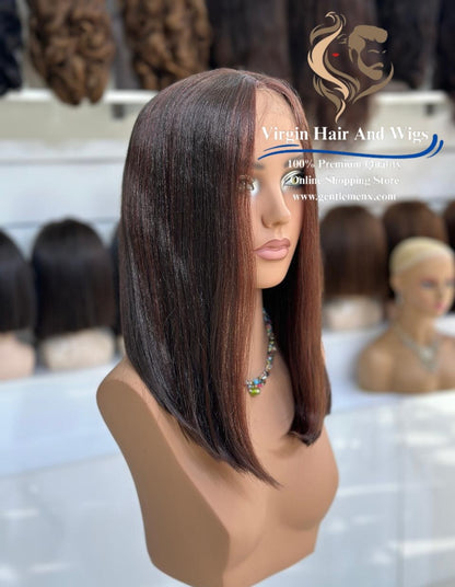 T-Part Front Lace Frances - Mila Heat Friendly Synthetic Lace Wig (BM C4M/C33C)