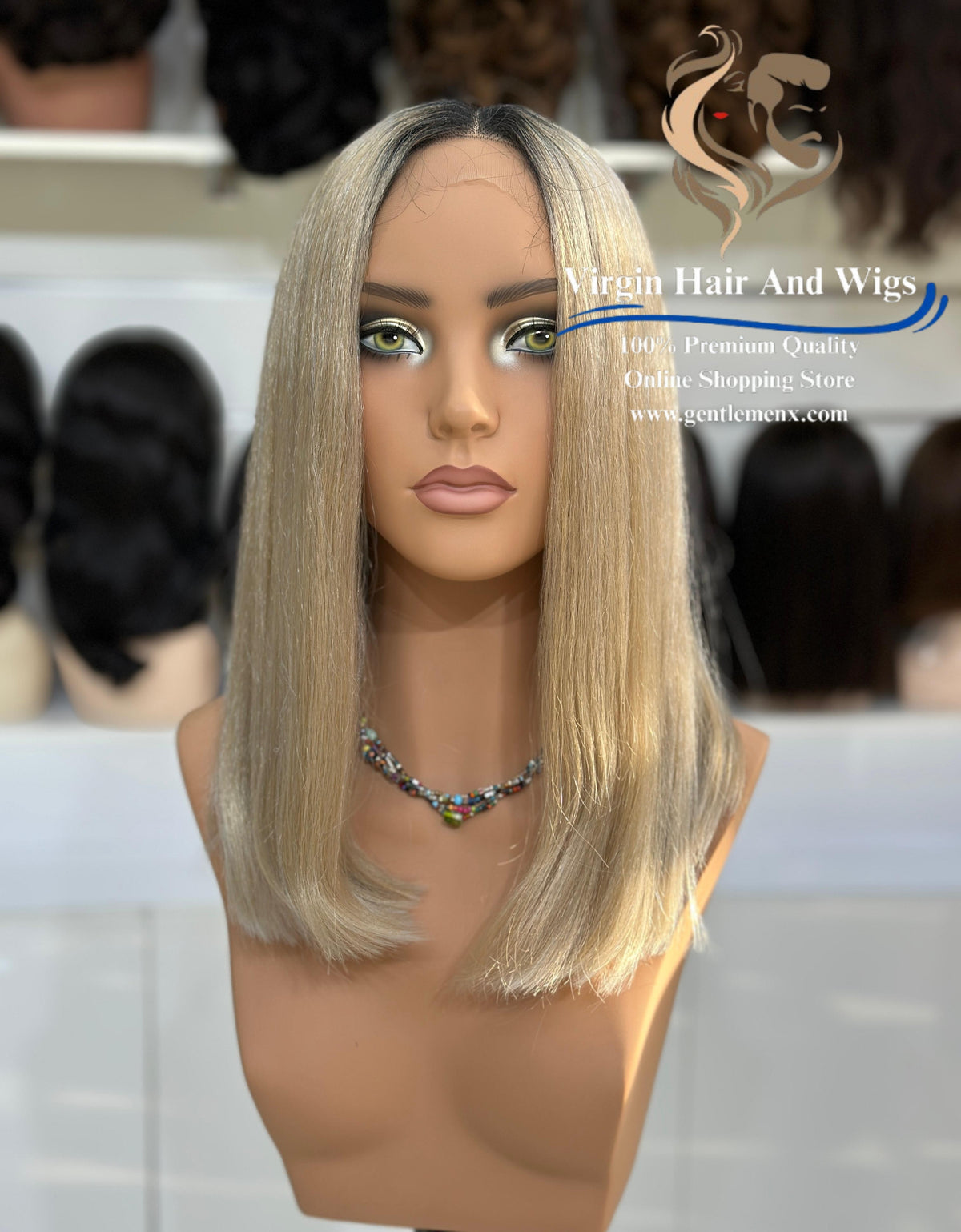 T-Part Front Lace Frances - Mila Heat Friendly Synthetic Lace Wig (RT1B/C23C)