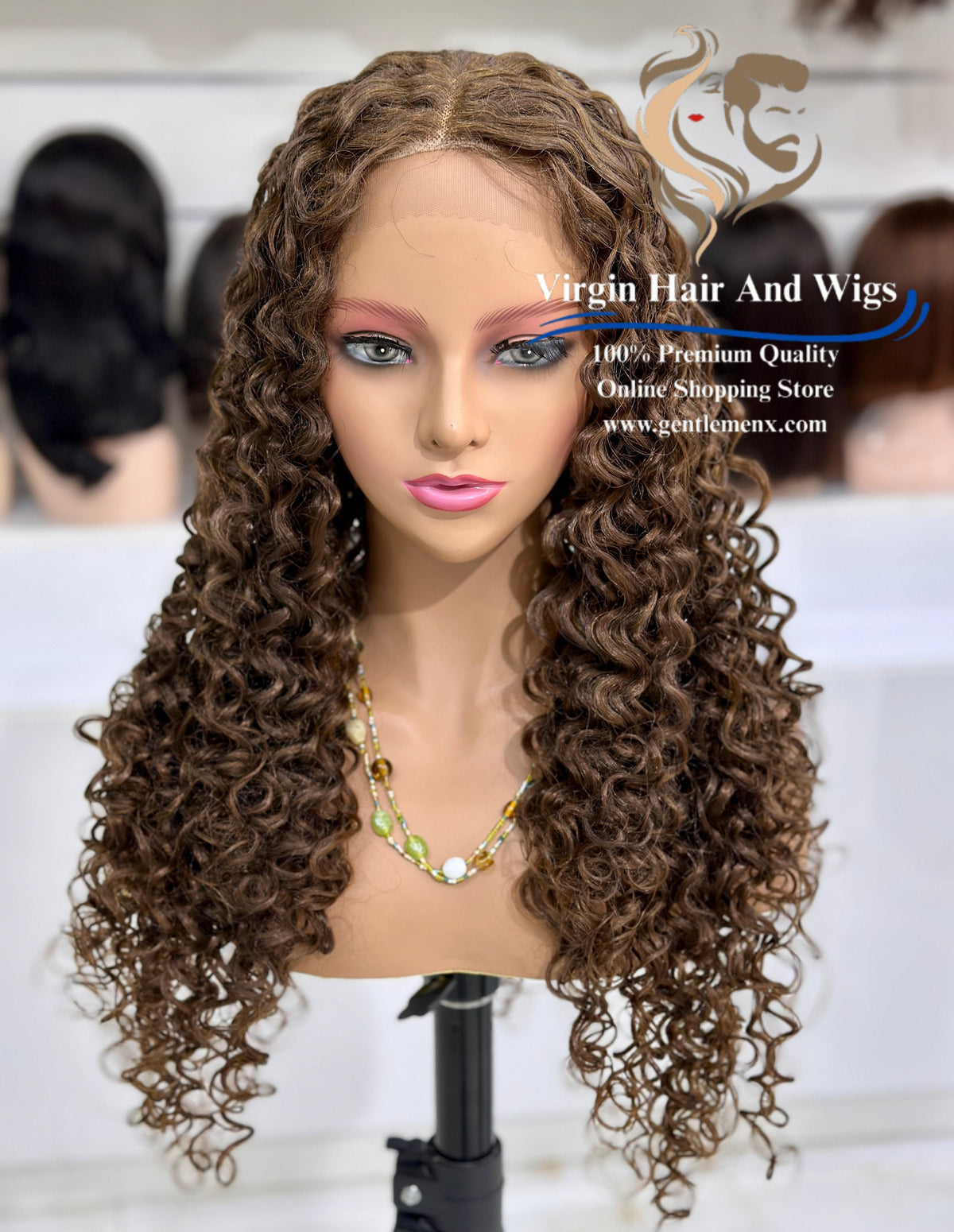 T-Part Front Lace Abegail - Shirley Heat Friendly Synthetic Lace Wig (C6)