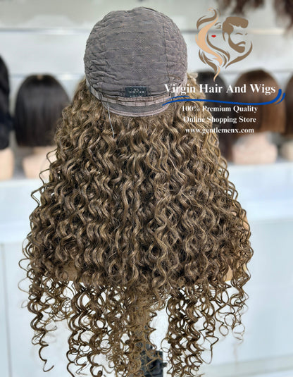 T-Part Front Lace Abegail - Shirley Heat Friendly Synthetic Lace Wig (C6)