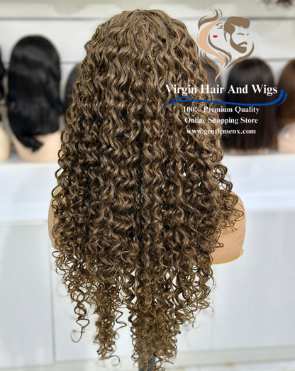 T-Part Front Lace Abegail - Shirley Heat Friendly Synthetic Lace Wig (C6)